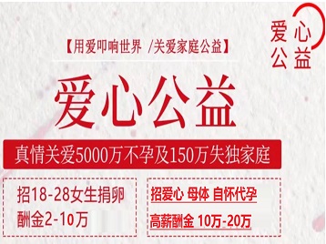 新宁捐卵助孕生子 爱心志愿者招募